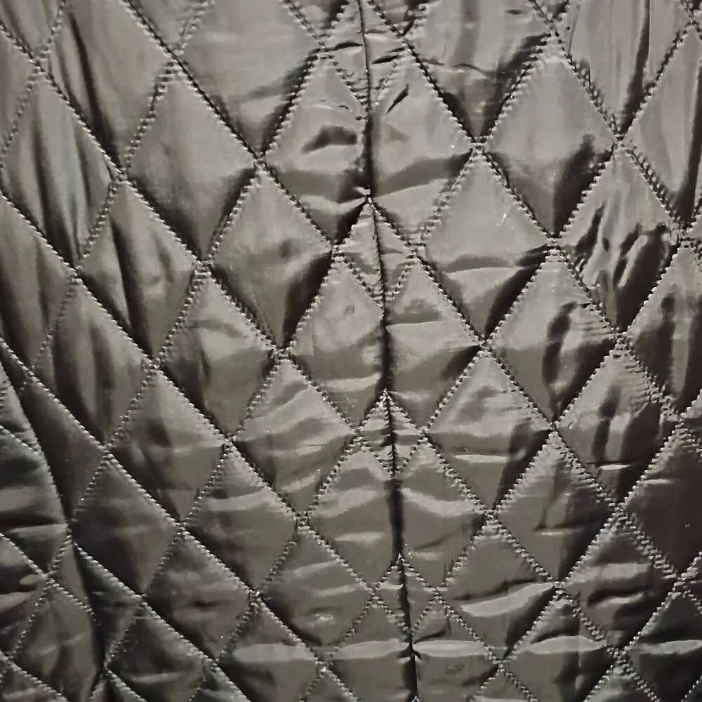 Vince Camuto Black Suede Quilted Riding Vest Women's Large - Picture 10 of 12